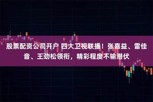 股票配资公司开户 四大卫视联播！张嘉益、雷佳音、王劲松领衔，精彩程度不输潜伏